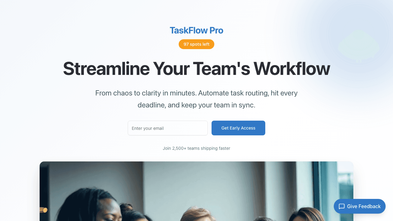 Instant Landing Pages